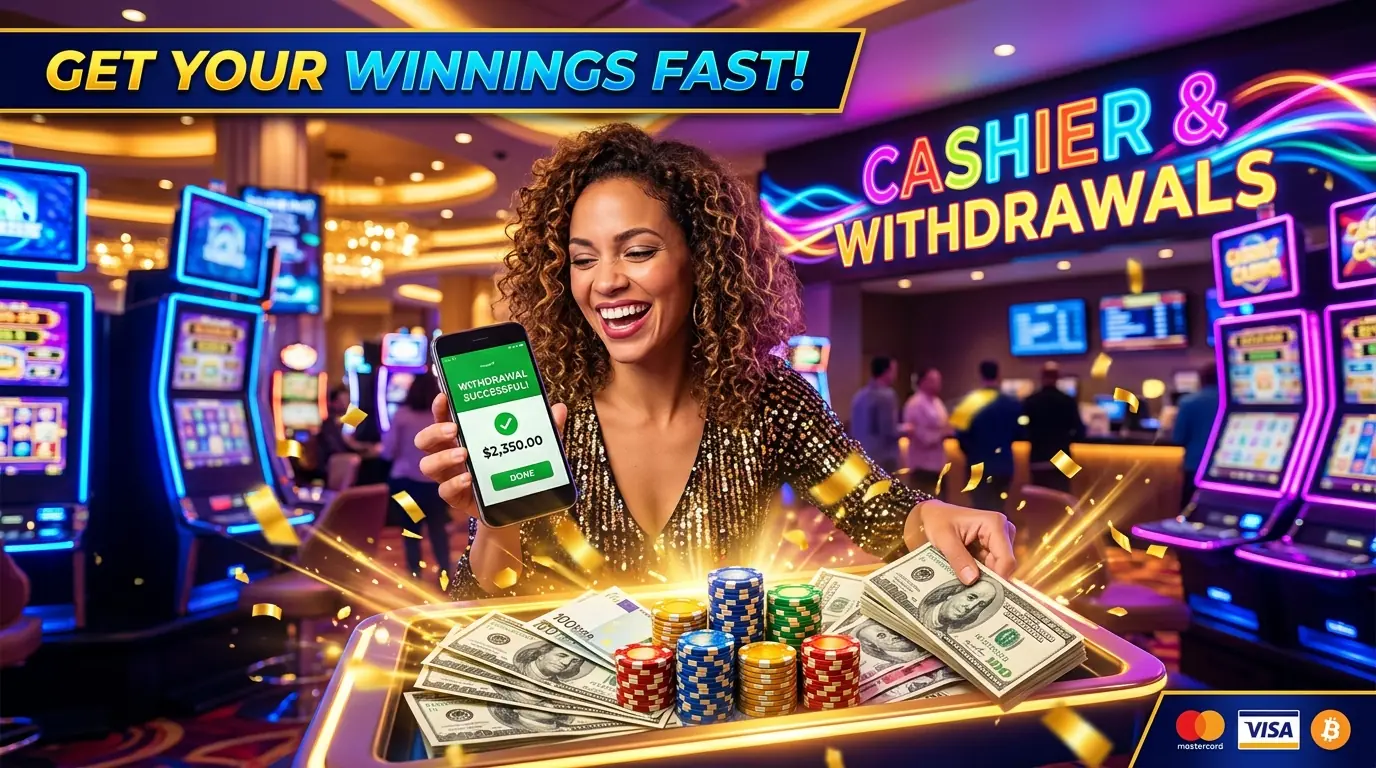 Hæv penge hos Seven casino